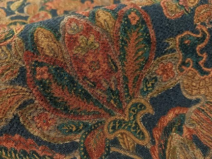 平和屋着物●九寸開き名古屋帯　華更紗　鬼しぼ縮緬　正絹　逸品　CABL0328vp