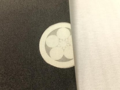 平和屋着物●創作　九寸名古屋帯　手描き　犬　兎　黒地　正絹　逸品　未使用　CABL0341vp