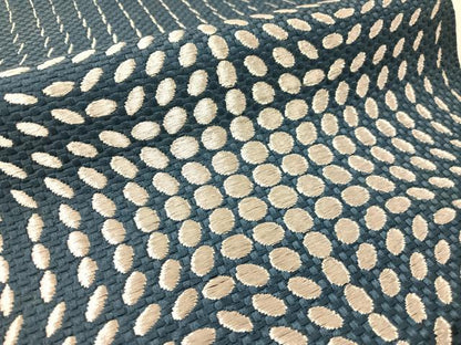 平和屋着物●本場筑前博多織　八寸名古屋帯　幾何学文様　銀糸　正絹　逸品　CABL0356vp