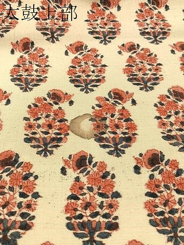 平和屋着物●全通柄　九寸名古屋帯　紬地　束ね花文　正絹　逸品　CABL0369vp