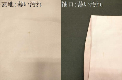 平和屋着物■訪問着　吉祥花文　正絹　逸品　CABL0404oy