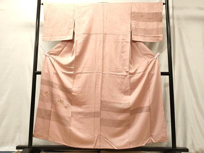 平和屋着物■訪問着　刺繍　吉祥文　正絹　逸品　CABL0410oy
