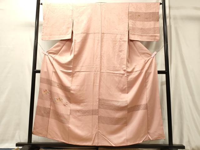平和屋着物■訪問着　刺繍　吉祥文　正絹　逸品　CABL0410oy