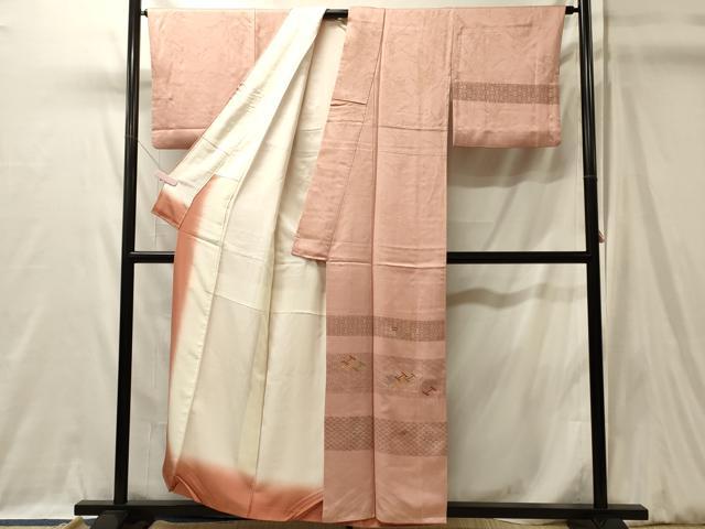 平和屋着物■訪問着　刺繍　吉祥文　正絹　逸品　CABL0410oy