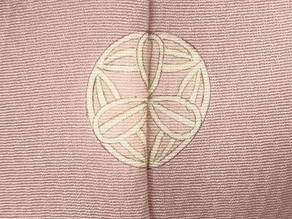 平和屋着物■上質な色無地　撫子色　正絹　逸品　未使用　CABL0428oy