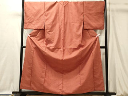 平和屋着物■上質な紬　十字絣　正絹　逸品　CABL0430oy