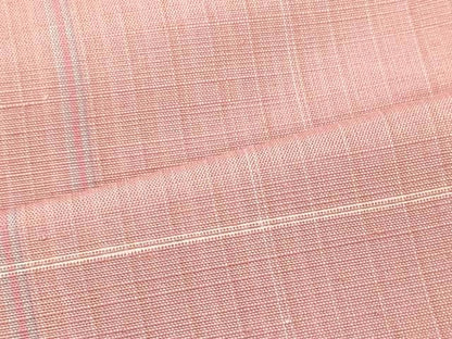 平和屋着物■上質な紬　格子柄　正絹　逸品　CABL0436oy