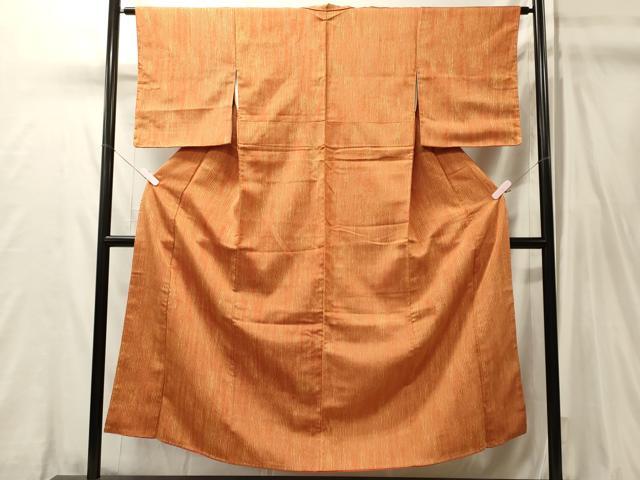 平和屋着物■上質な小紋　杢目文様　正絹　逸品　未使用　CABL0438oy