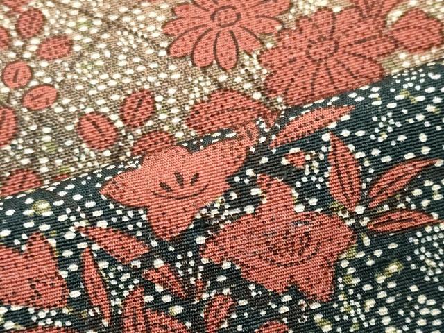平和屋着物■訪問着　草花文　暈し染め　正絹　逸品　CABL0440oy