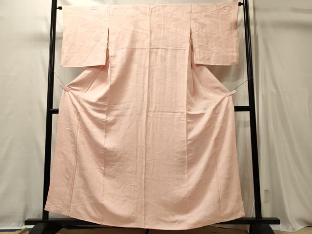 平和屋着物■上質な色無地　芝草花地紋　虹色　正絹　逸品　CABL0468oy
