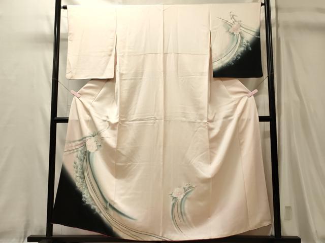 平和屋着物■訪問着　流線舞蝶文　暈し染め　金銀彩　鈴乃屋扱い　正絹　逸品　CABL0473oy