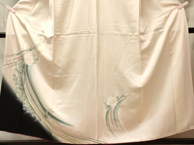 平和屋着物■訪問着　流線舞蝶文　暈し染め　金銀彩　鈴乃屋扱い　正絹　逸品　CABL0473oy