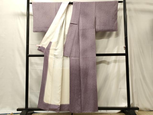 平和屋着物■上質な小紋　舞花文　正絹　逸品　CABL0483oy