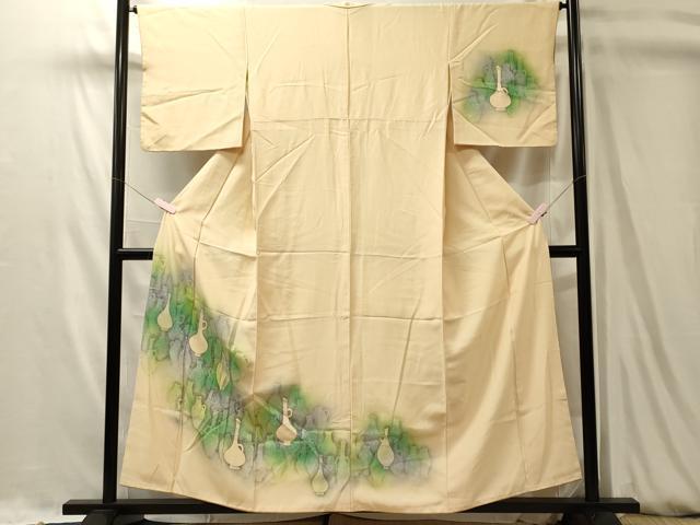 平和屋着物■訪問着　陶器文　暈し染め　金彩　正絹　逸品　CABL0489oy