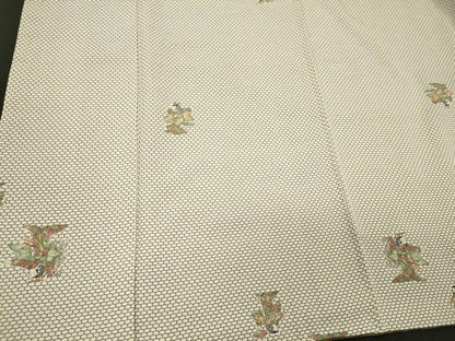 平和屋着物■上質な小紋　人物文　正絹　逸品　CABL0490oy