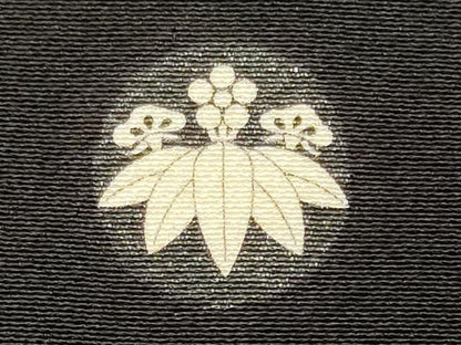 平和屋着物■豪華黒留袖　駒刺繍　流水松文　藤花房　正絹　逸品　CABL0492oy