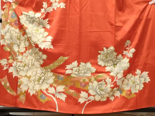 平和屋着物■豪華振袖　駒刺繍　短冊花文　金彩　正絹　逸品　CABL0511oy