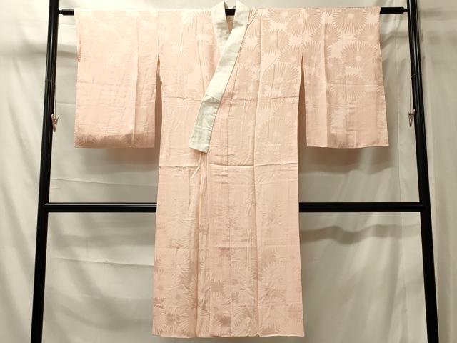 平和屋着物■長襦袢　袷　菊地紋　虹色　正絹　逸品　未使用　CABL0514oy