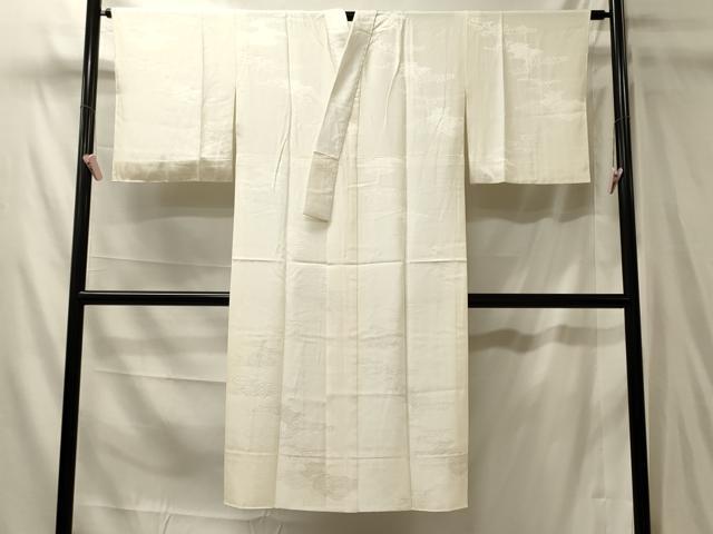 平和屋着物■長襦袢　袷　立波吉祥地紋　正絹　逸品　未使用　CABL0515oy