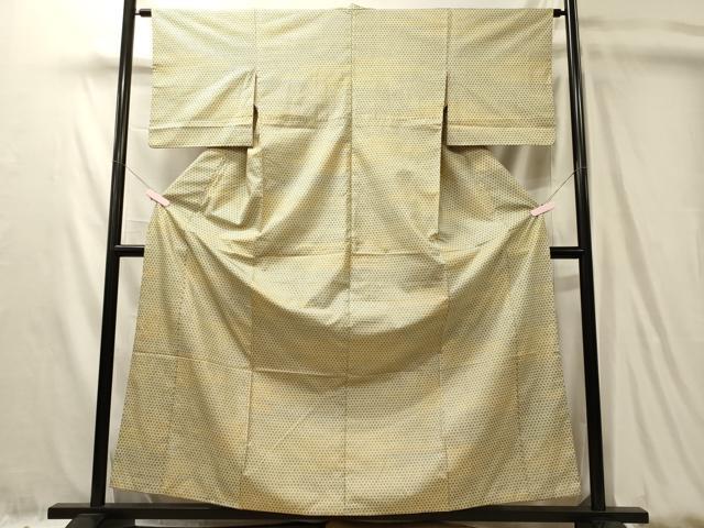平和屋着物■本場染大島紬　吉祥花文　正絹　逸品　CABL0518oy