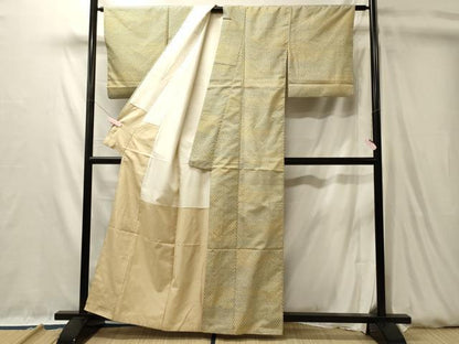 平和屋着物■本場染大島紬　吉祥花文　正絹　逸品　CABL0518oy