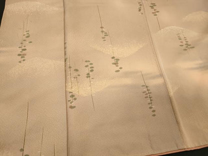 平和屋着物■上質な小紋　草木文　暈し染め　正絹　逸品　CABL0519oy