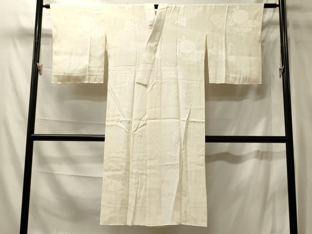平和屋着物■長襦袢　袷　吉祥草花地紋　正絹　逸品　未使用　CABL0521oy