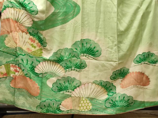 平和屋着物■豪華振袖　駒刺繍　流水笠松文　金彩　正絹　逸品　CABL0526oy