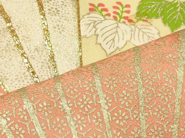 平和屋着物■豪華振袖　駒刺繍　流水笠松文　金彩　正絹　逸品　CABL0526oy