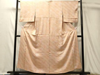 平和屋着物■上質な小紋　青海波地紋　暈し染め　正絹　逸品　CABL0535oy