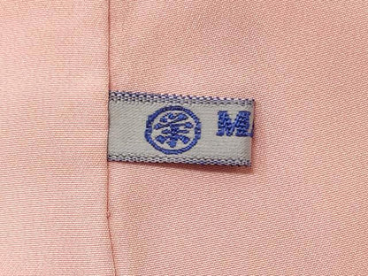 平和屋着物■上質な色無地　鴇色　正絹　逸品　CABL0537oy