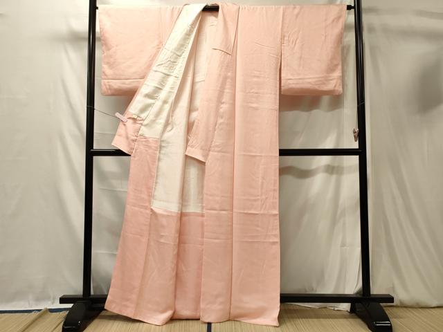 平和屋着物■上質な色無地　紗綾形地紋　虹色　正絹　逸品　CABL0540oy