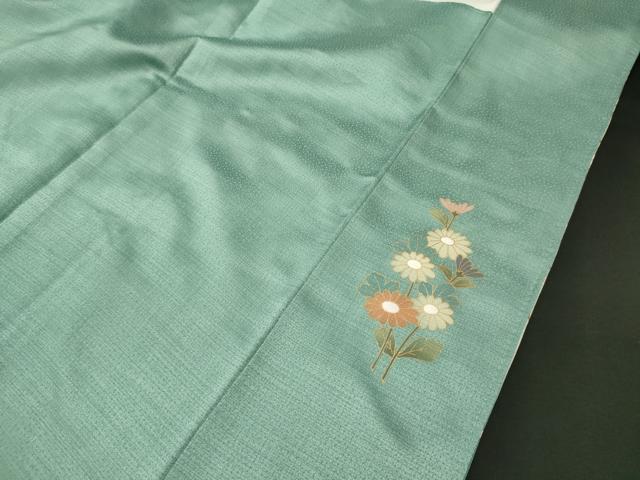 平和屋着物■中国三大刺繍　スワトウ刺繍　訪問着　地紙重ね花文　暈し染め　金彩　正絹　逸品　CABL0542oy