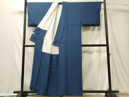 平和屋着物■上質な色無地　瑠璃紺色　正絹　逸品　未使用　CABL0543oy