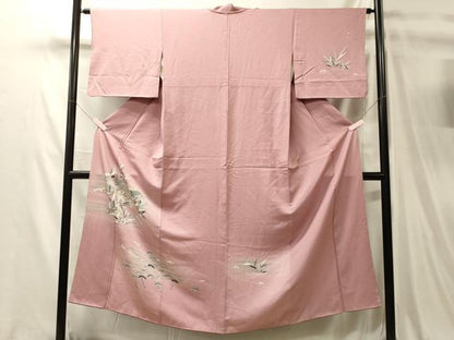 平和屋着物■訪問着　立波花松文　暈し染め　金彩　正絹　逸品　CABL0545oy