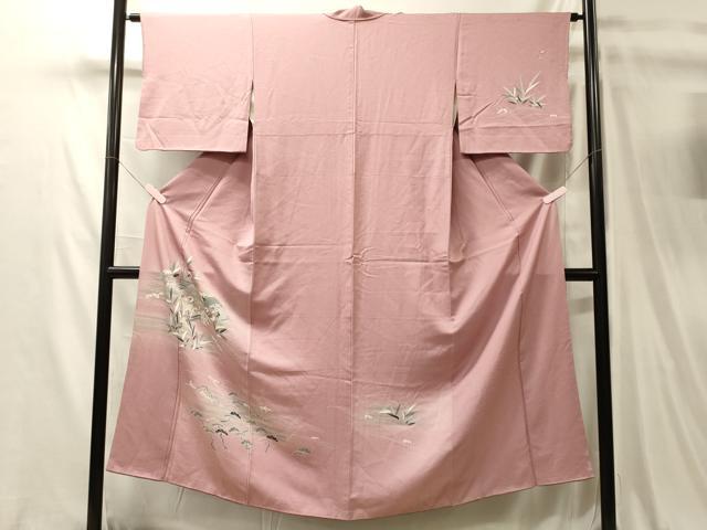 平和屋着物■訪問着　立波花松文　暈し染め　金彩　正絹　逸品　CABL0545oy