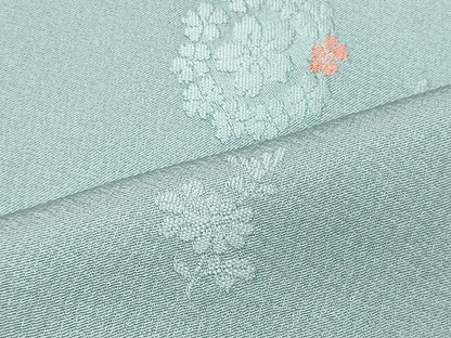 平和屋着物■上質な小紋　舞花丸文　金糸　反端付き　正絹　逸品　CABL0546oy