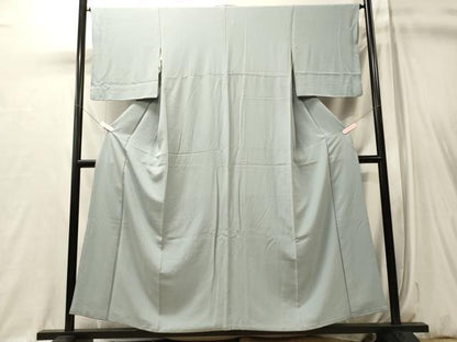 平和屋着物■上質な色無地　秘色色　正絹　逸品　CABL0551oy