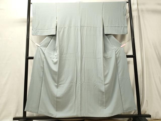 平和屋着物■上質な色無地　秘色色　正絹　逸品　CABL0551oy