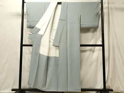 平和屋着物■上質な色無地　秘色色　正絹　逸品　CABL0551oy