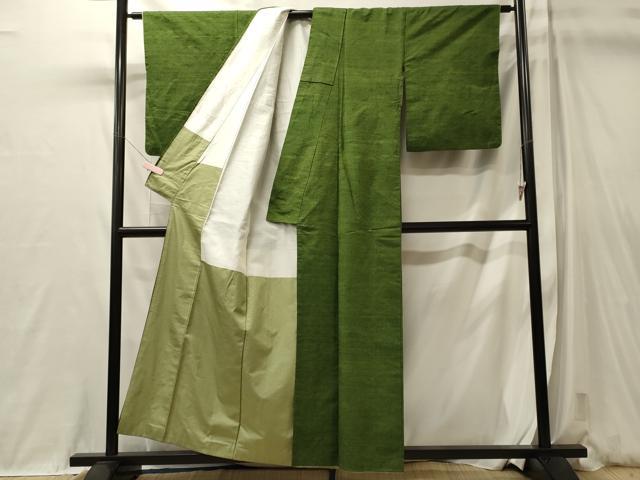 平和屋着物■上質な紬　霞文　正絹　逸品　CABL0560oy
