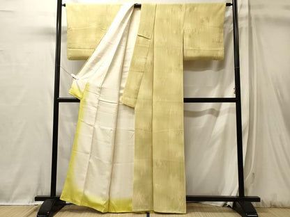 平和屋着物■上質な小紋　樹林地紋　暈し染め　正絹　逸品　CABL0573oy