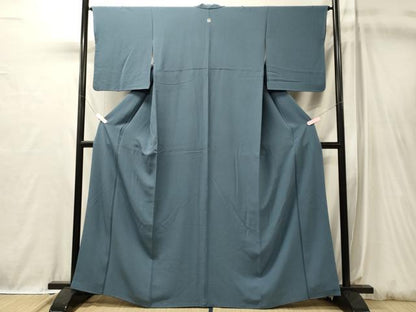 平和屋着物■上質な色無地　薄花色　正絹　逸品　CABL0579oy