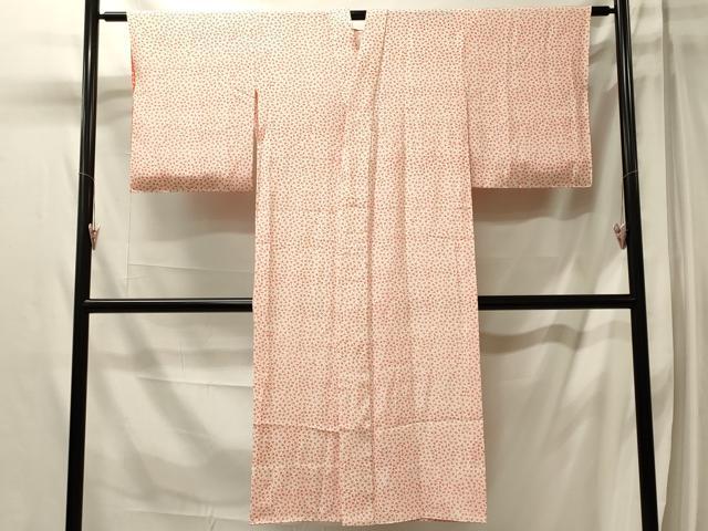 平和屋着物■長襦袢　無双仕立て　舞花文　正絹　逸品　未使用　CABL0582oy