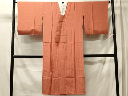 平和屋着物■長襦袢　無双仕立て　縞　正絹　逸品　未使用　CABL0589oy