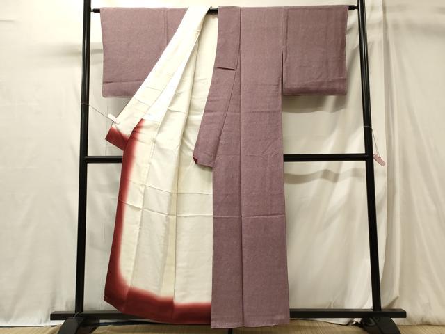 平和屋着物■六代目丁字屋 形峯 斉藤房男 江戸小紋 鮫小紋柄 正絹 逸品 未使用 CABL0594oy