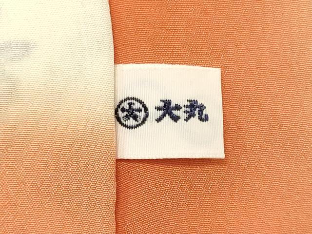 平和屋着物■上質な小紋　草花文　金彩　大丸扱い　正絹　逸品　未使用　CABL0595oy