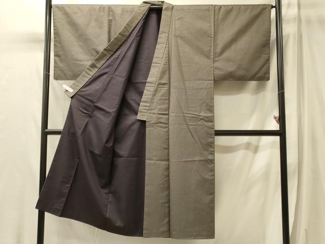 平和屋着物■男性　紬　100亀甲　総詰め　正絹　逸品　CABL0602oy