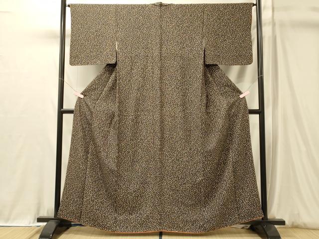 平和屋着物■上質な小紋　成り物　正絹　逸品　CABL0609oy