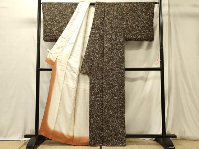 平和屋着物■上質な小紋　成り物　正絹　逸品　CABL0609oy